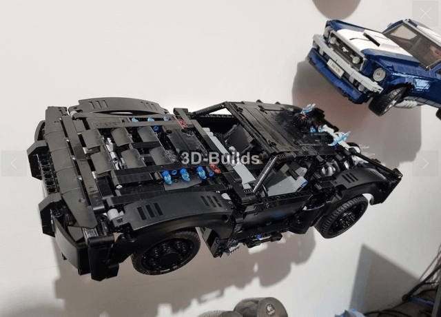 Lego Technic THE BATMAN Batmobile 42127 wall mount display bracket