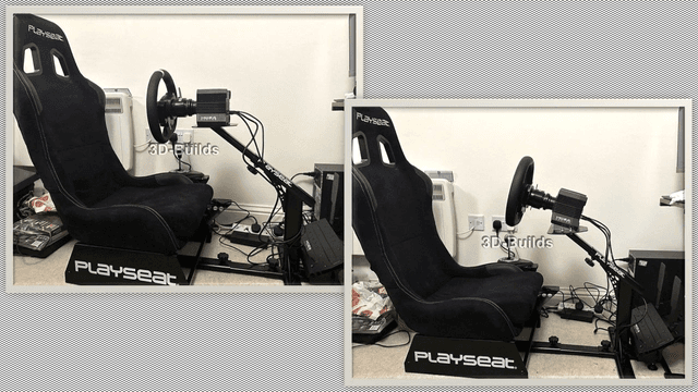 Moza R9/R12 15 Degree Tilt Mount for Playseat.